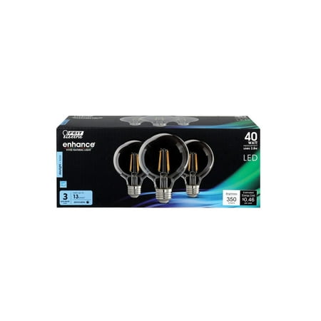 

Feit Electric Feit Electric G2540950CAFL3RP Enhance G25 Filament LED Bulb 3.8 W