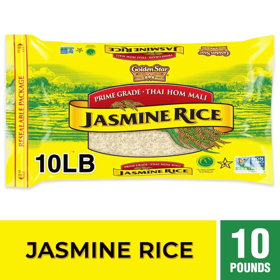 Golden Star Thai Hom Mali Jasmine Rice, 10 lbs