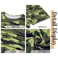 thumbnail image 5 of Fantaslook Women Blouses Dressy Casual Summer Short Sleeve Shirts Crew Neck Pleated Tunic Tops, 5 of 8