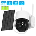 thumbnail image 1 of Cámara Solar de detección de movimiento PIR para exteriores, videocámara IP PTZ con Panel Solar, batería de 7800Mah, 1080P, videovigilancia CCTV, 3MP, WiFi, 1 of 3