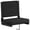 Black, variant on Kingfisher Lane Stadium Chair in Maroon