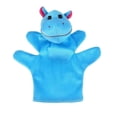 thumbnail image 2 of Masteelf 1PC 20CM Plush Hand Puppets Toys Adorable Animal Five Finger Glove Toys Story Prop Hippo, 2 of 4