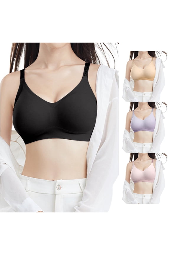 Women's Push Up Peach Cup Design for Lift Support Wirefree Soft, Size M