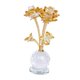 thumbnail image 4 of Lotus Flower Figurine Artwork Collectible para Mantels Bookshelves Aniversario Amarillo, 4 of 8