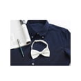 thumbnail image 5 of INSPIRE CHIC Accesorios de Pajarita para Hombre Correa Ajustable Tuxedo Sólido Preatado Blanco, 5 of 5