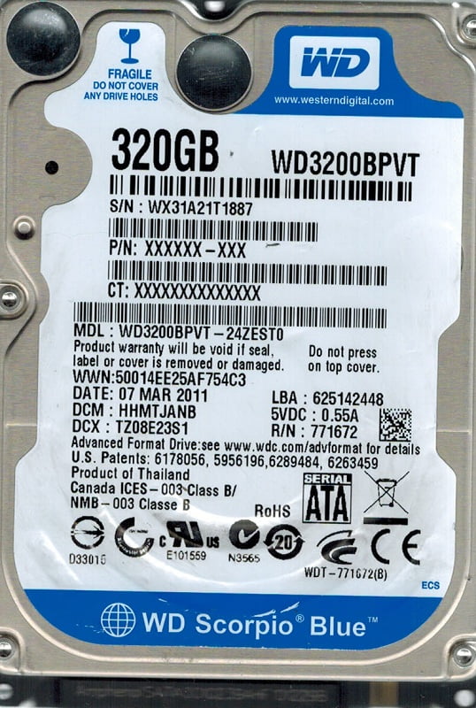 WESTERN DIGITAL WD3200BPVT DRIVER DOWNLOAD