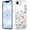 Aconite/Light Blue, variant on for iPhone 17e Case & iPhone 16e Case, [Non-Yellowing][Military-Grade Protection] Hard PC&TPU Bumper, Floral Shockproof Protective Clear Phone Case (Sakura/Pink)