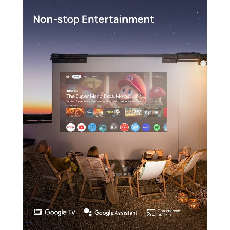 XGIMI, Full HD Smart Projector, Mogo 2 Plus, 400 lumens, Google TV