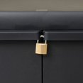 thumbnail image 3 of vidaXL Garden Storage Cabinet with 1 Shelf Black, 3 of 5