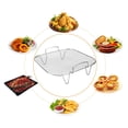 thumbnail image 6 of Tibvox Practical Square Grill Rack Cooking Grate Multipurpose Air Fryers Accessories, 6 of 9