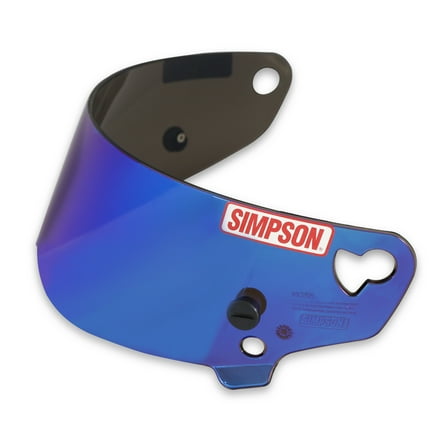 Simpson Racing 89402 Helmet Shield Replacement Iridium Metalized Finish - Each