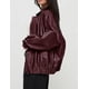 thumbnail image 3 of Abrigo PRETTYGARDEN Chaqueta de Cuero Sintético para Mujer Vino Tinto M, 3 of 8
