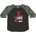 thumbnail image 3 of Inktastic 4th Birthday Fire Truck Boys or Girls Toddler T-Shirt, 3 of 5