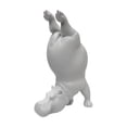 thumbnail image 2 of Decorative Hippo Bookends In Yoga , Animal Statue Book Ends For Shelves And Desk, Heavy Duty Book Holder Organizer For Home And Living Room Decor, 1Pack B, 2 of 6