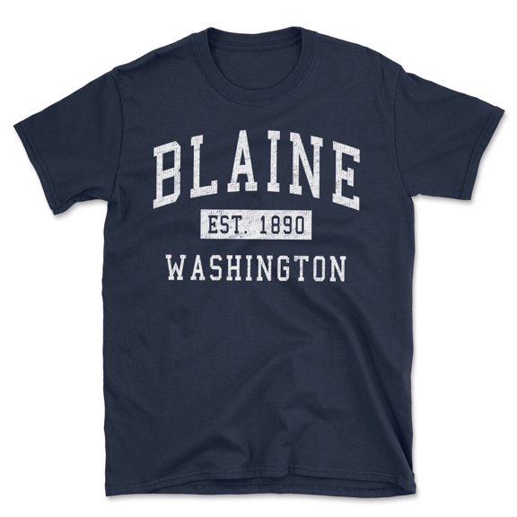 Blaine Washington Classic Established Men's Cotton T-Shirt