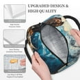 thumbnail image 3 of Rateoe Iceberg Bald Eagle Pattern Lunch Bag Women, Lunch Box, Lunch Bag, Small Leakproof Lunch Tote Large Capacity Reusable Insulated Cooler Lunch Container, 3 of 6