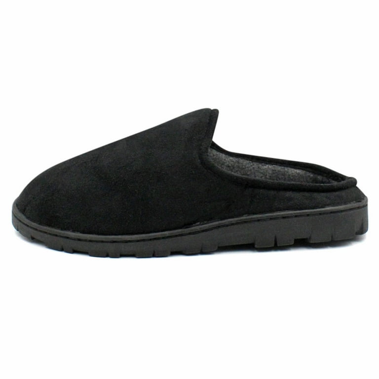 Mens slippers hard bottoms cheap