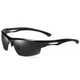 thumbnail image 2 of FEISHENTT Sport Sunglasses Men Women Polarized UV400 Sun Glasses Half Frame Racing Cycling Sunglasses, 2 of 6
