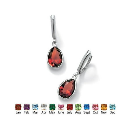 Palm Beach Jewelry Pear-Shaped Birthstone Earrings