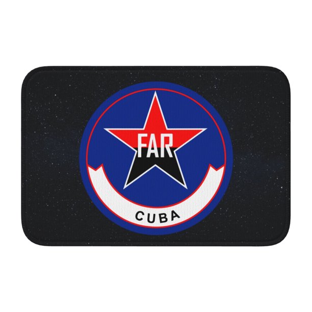 Alfombra de baño súper suave y antideslizante de la Fuerza Aérea Revolucionaria Cubana y de Defensa Aérea para baño, cocina, dormitorio, hogar, alfombra de piso de 15,75 x 23,62 pulgadas