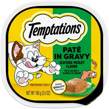 Temptations Pate Seafood Flavor Adult Cat Food