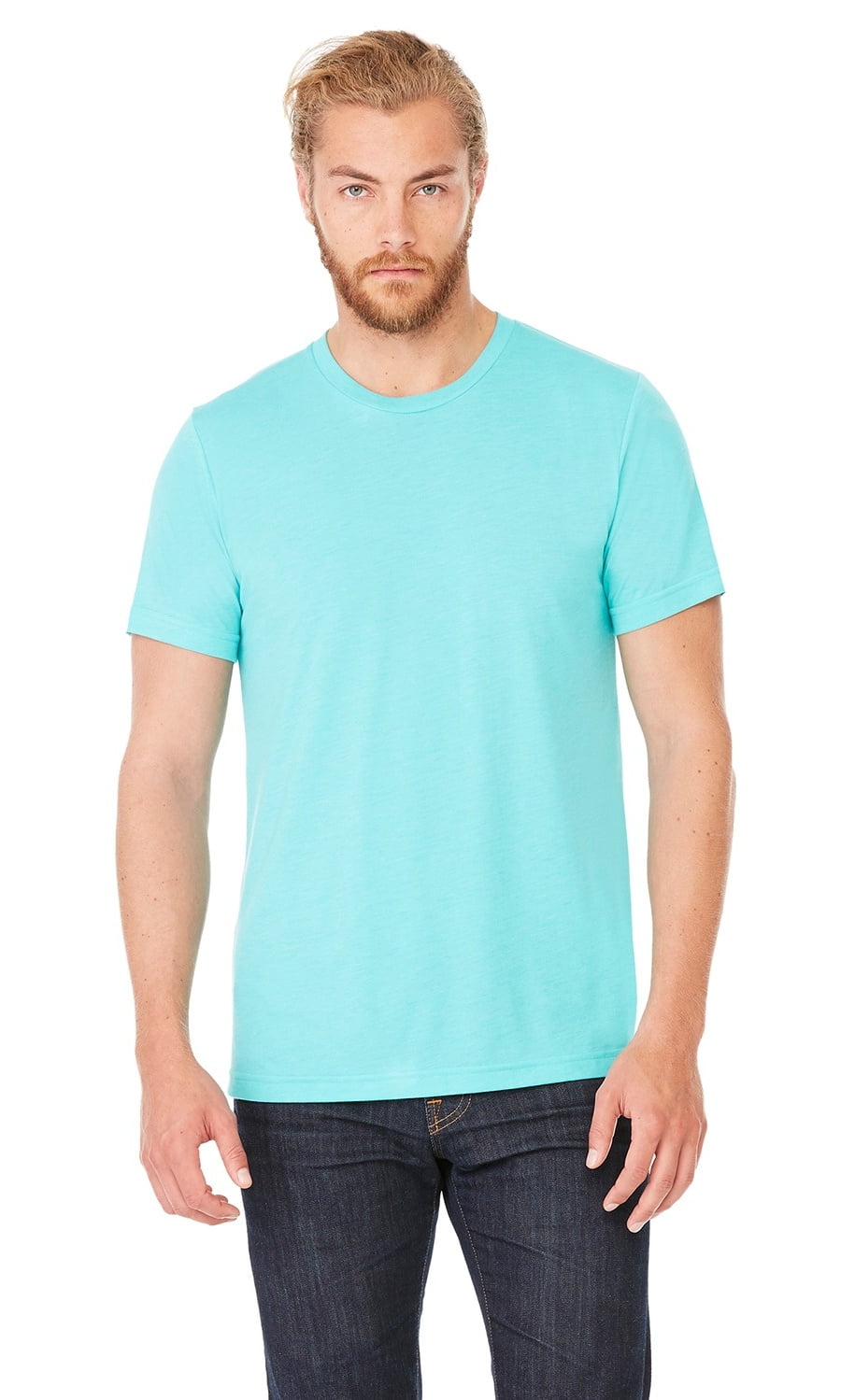 The Bella + Canvas Unisex Triblend Short Sleeve T-Shirt - SEA GREEN ...