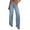 Light Blue, variant on tasrioml Women's Stretch Denim Pants High Waist Wide Leg Jeans Casual Straight Leg Frayed Hem Jean Trousers with Pockets