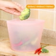 thumbnail image 4 of Hyasfey Silicone Food Storage Bag BPA Free Heat-Resistant Stand-Up Design Microwave Oven Safe Reusable Freezer Bag Silicone Container, 4 of 8