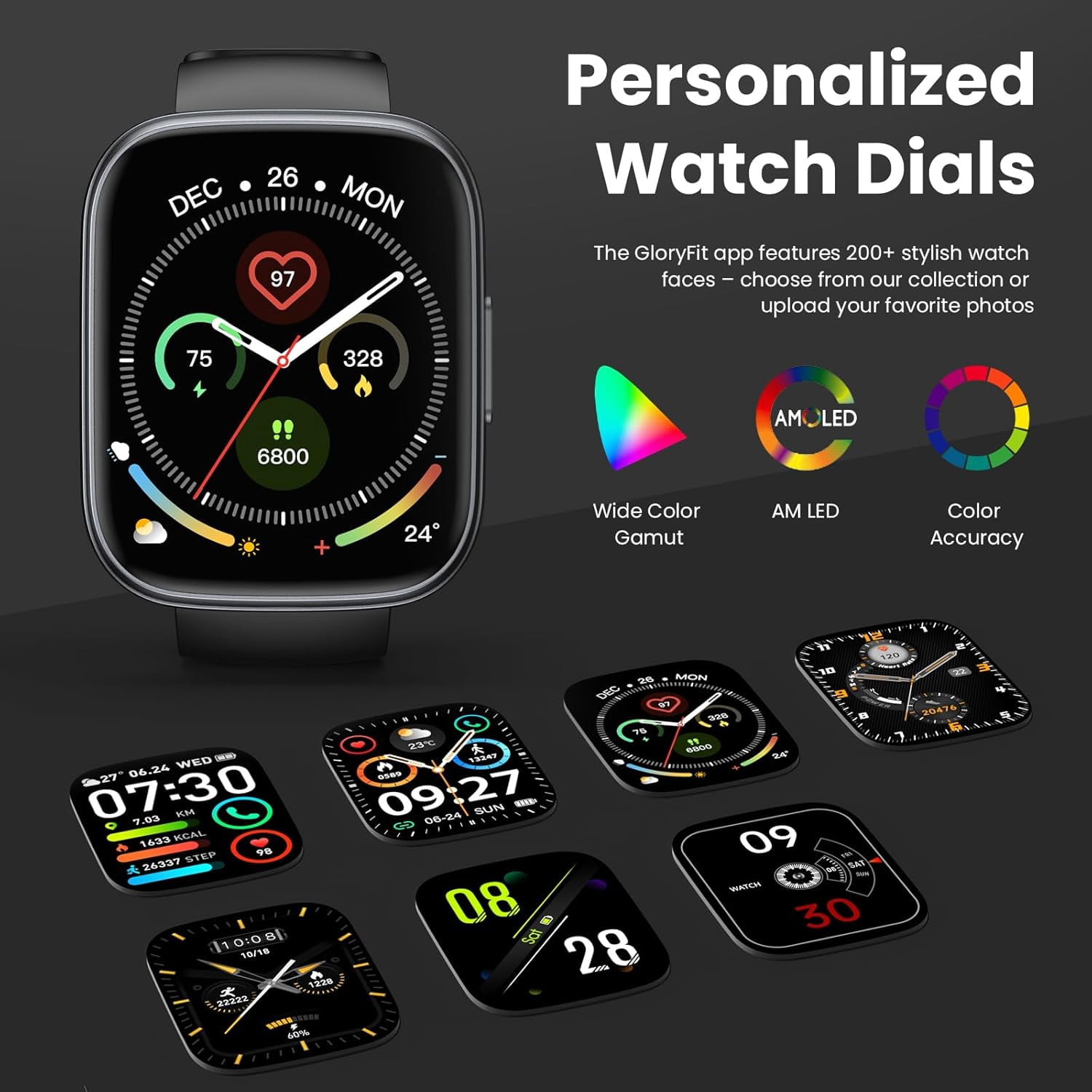 Smart Watch for Men Women (Answer/Make Calls),1.95 Martinique