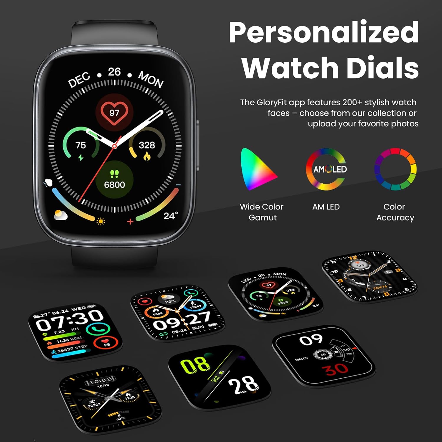 Smart Watch with Call Answer, 1.95" HD Touchscreen, 110+ Sports photo 7