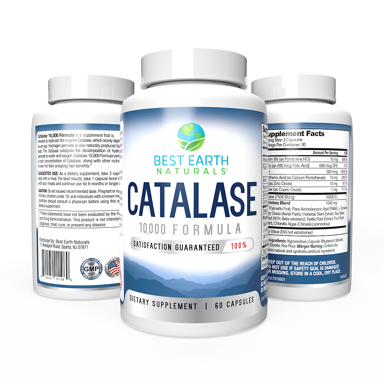 Catalase 10,000 Formula Enzyme Supplement by Best Earth Naturals 3