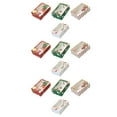 Shuliwen Cake Box 12Pcs Christmas Paper Cake Boxes Cardboard Biscuit