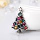thumbnail image 3 of Yuarrent Decorado Árbol de Navidad Botas de Papá Noel Muñeco de nieve Campana Broche Bufanda Collar Solapa Broche de Navidad Regalo de niña Kits de decoración para fiestas No.48 Yuarrent JR0793-48, 3 of 6