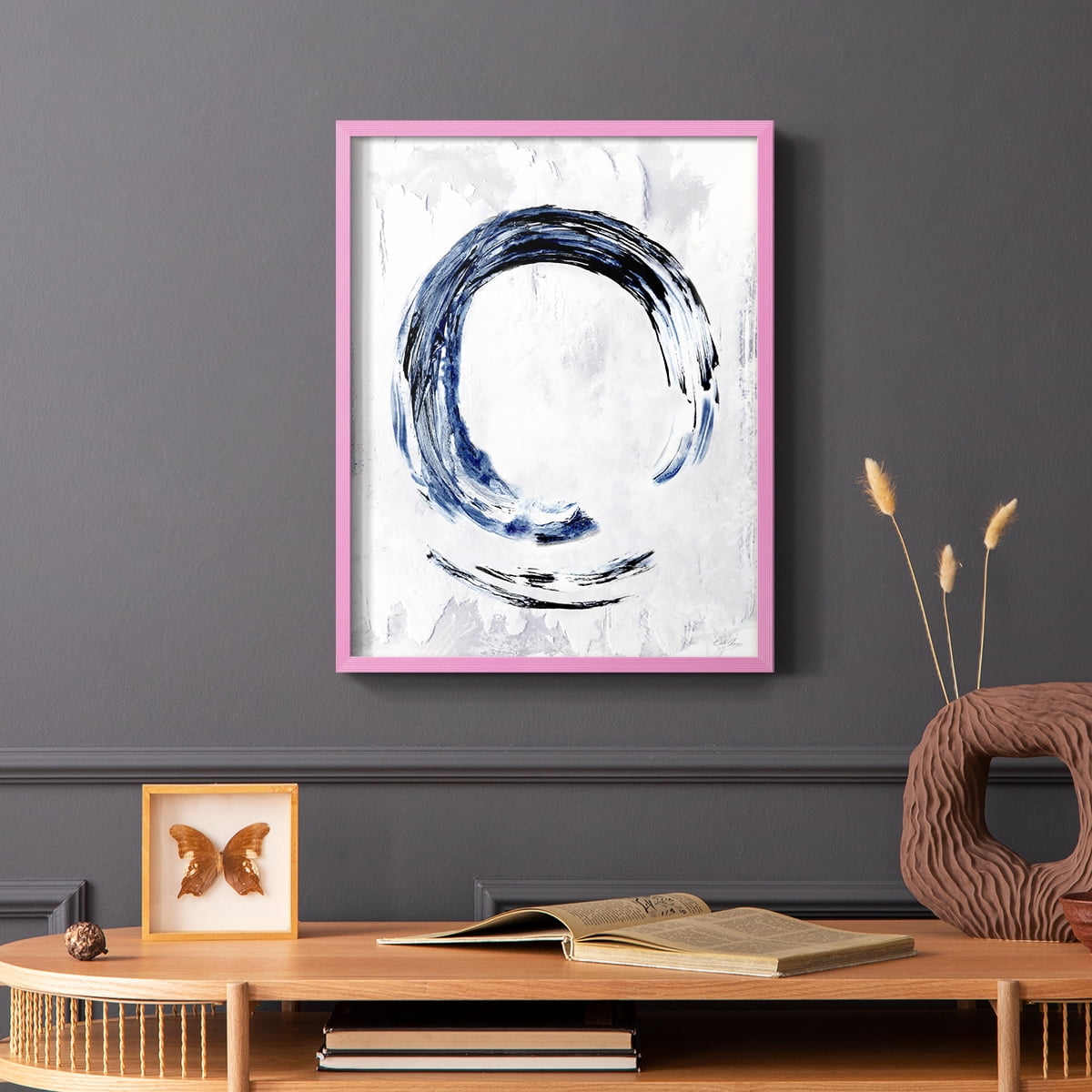 Moonglade II in Pink Solid Wood 8 x 10 Framed Print