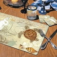 thumbnail image 2 of CounterArt Coastal Waterways Sea Turtle and Egret Hardboard 17'' Placemat (Set of 2), 2 of 3