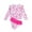Pink, variant on Toddler Girls' Swimsuits Cute Swim Shirts & Rash Guards Long Sleeve Bathing Suit Two Piece Upf50+ Swimwear for Kids Size 4-5T