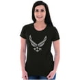 thumbnail image 3 of US Air Force USAF Official Symbol Women's T Shirt Ladies Tee Brisco Brands S, 3 of 5
