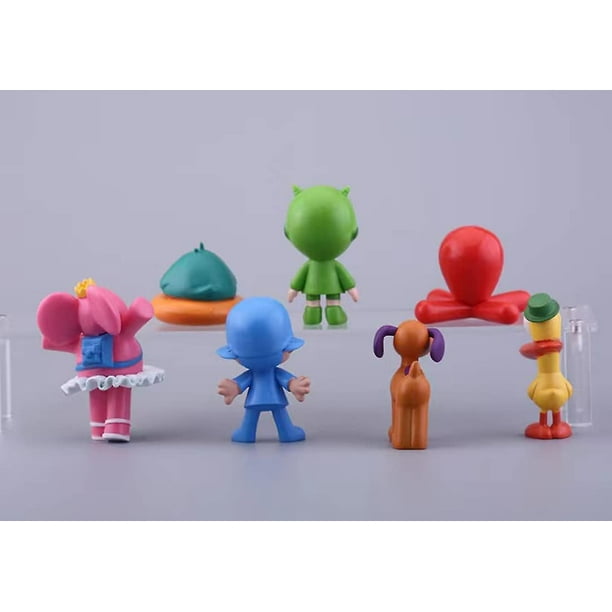 7 Pcs/set Pocoyo Toys Mini Pocoyo Figures Toys, Colletible Model Doll Table  Ornaments Decoration Toy Kids Gifts
