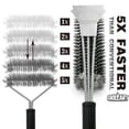 thumbnail image 3 of GRILLART Grill Brush and Scraper Best BBQ Brush for Grill, Safe 18" Stainless Steel Woven Wire 3 in 1 Bristles Grill Cleaning Brush, 3 of 7