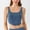 2-Light Blue, variant on YWDJ Bras for Women Push up Back Closures Lounge Bras No Wires Sleep Bras Wide Strap Full Coverage Comfy Bras Low Support Wrap Sports Bras Padded Workout Bras Comfort Solid Bras Blue L