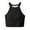 Black, variant on DDAPJ pyju Womens Halter Longline Sports Bra Padded Gym Athletic Workout Yoga Crop Tank Tops with Built in Bra Racerback Camisole Sales of the Day Green L