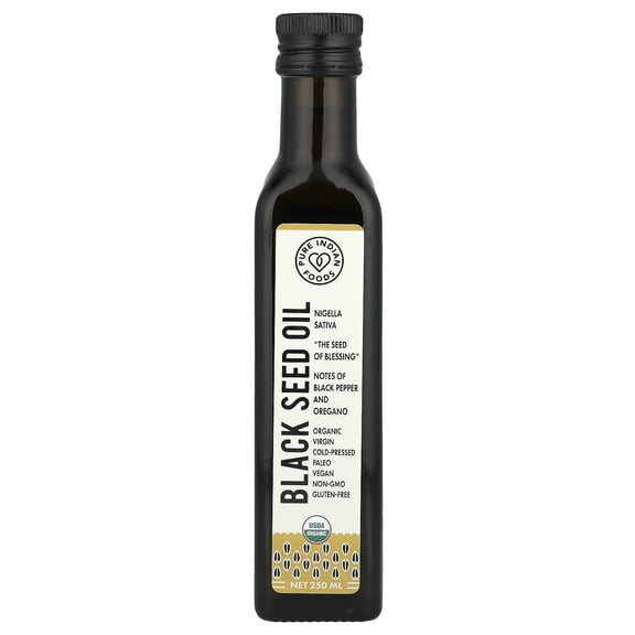 Pure Indian Foods Black Seed Oil , 250 ml