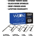 thumbnail image 3 of Wilton Tools JPW-11116 Drop Forged Arm Black Oxide Spindle F Clamp, 4 Pack, 3 of 5