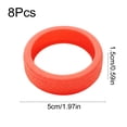 thumbnail image 3 of 8Pcs Luggage Wheel Covers for 2-2.4in Wheels, Suitcase Wheel Protectors Noise Reducing Anti-Scratch Travel Accessories, 3 of 6