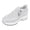 White, variant on Casual Single Shoes Women's Flat-bottomed Thick-soled Flying Woven Old Shoes Sneakers