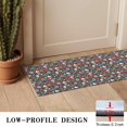 thumbnail image 3 of Colorful Floral Skull Pattern Door Rugs,Washable Non Slip Door Mats Indoor,Decorative Door Mats,Entry Mat Indoor for Entrance,Bedroom,Kitchen,Bathroom,16"x47", 3 of 6