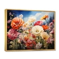 thumbnail image 2 of Designart "pasture Gerbera Garden" Floral Floater Framed Canvas Wall Art, 2 of 7