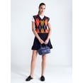 thumbnail image 2 of Free Assembly Women's and Women's Plus Argyle V-Neck Sweater Vest, Sizes XS-4X, 2 of 5