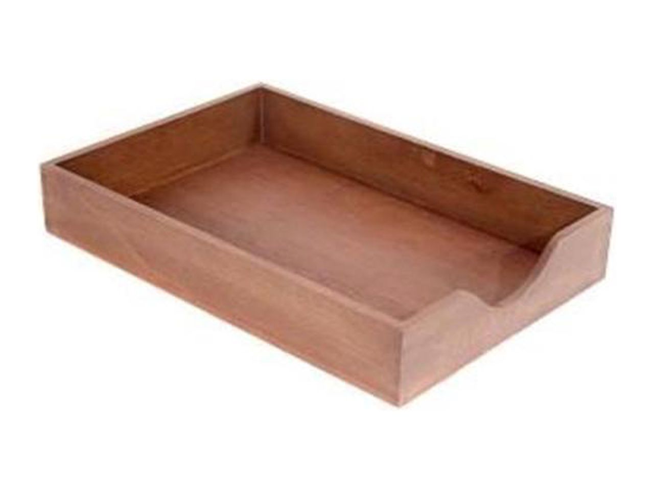 Carver Walnut Finish Solid Wood Desk Trays - image 5 of 9