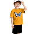 thumbnail image 4 of CPNG Children's Girls and Boys T Shirt Trendy Butterfly Print Loose Fit Tees Summer Casual Crew Neck Short Sleeve T-Shirt, 4 of 8